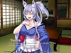Hotspring with babes in animal costumes and play with the rubbers