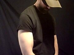 Gay man pleasuring himself