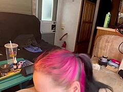 beautiful skinny teen sucks big hard cock submissively