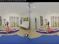 Hot yoga girl rides your big cock in VR. 😏