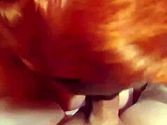 Amateur hot wife slurps on cock eagerly