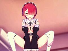 Loving Ram Rides in Romantic Re Zero Atmosphere