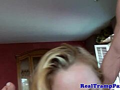 Young amateurs partying and eating at the party