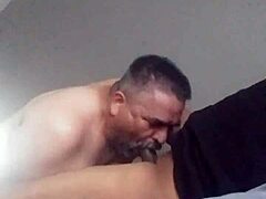 Shemale with monster black cock gets sucked hard
