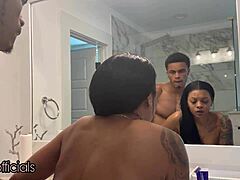 Stepbrother cums twice from intense blowjob. Teen moans loud in close-up action.