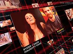 Busty girlfriends get laid intensely with their partners on camera.