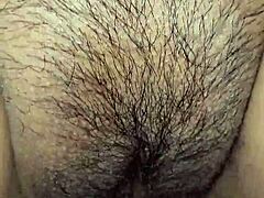 Getting up close with wet pussy during fucking