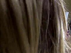 big tittied teen rides hard with handjob and blowjob 😘