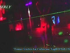 Peruvian dance troupe goes wild at a nightclub party