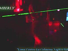 Peruvian dance troupe goes wild at a nightclub party