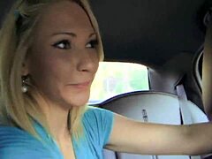 White Teen Fucked Hard in Uber Ride