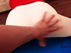 I blowjob step-brother's big cock doggy