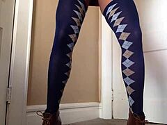 Upskirt Photos of Thigh Highs and Heels Under Skirts