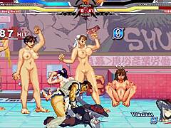 Донгван сражается с Варугирией в диком платном аниме столкновении