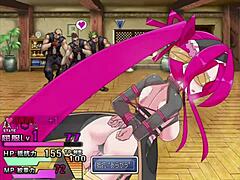 Playing hentai game strongest knight