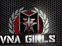 Big-assed Vicky Vette strips at poolside