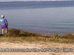 Hot Naked Blonde Flashes Tits in Car Backseat! Passing Traffic Can’t Look Away from Her Shaved Body.