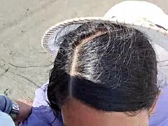 Colombian cutie trades fish for steamy doggystyle with big cock action. Intense finish awaits.