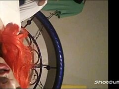 Two videos in one with shemale prostitute drinking urine, crazy!