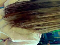 petite brazilian latina with tattoos bends over for homemade pov blowjob before full anal and pussy pounding to celebrate carnival