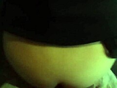 amateur latina banging in front of mirror in black dress