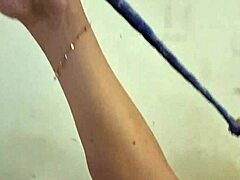 Amateur Couple: She Provokes Him, He Fucks Her Pussy On Pole And Cums Inside