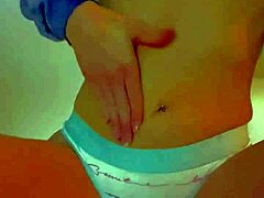 European Teen Masturbates In Lingerie To Orgasm