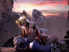 Compilation of Mercy in Wild Overwatch Action