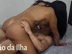 Is This Anal DP Making Her Cum on Face?