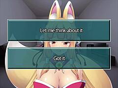 Fox Girl Masturbates To Ejaculation In Hentai Game Episode 3