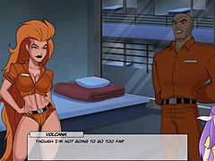 big tits redhead babe in hentai game something unlimited part 126