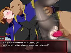 Big Tits Cuckold Wife Kisses Old Black Monster Cock for Cumshot!