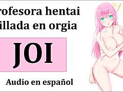 join the hentai orgy with the teacher in cosplay