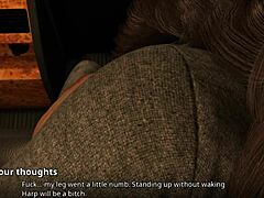 Milf Cartoon Ass Erotic Scene With John Back.