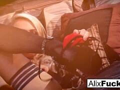 I tease my wet pussy.