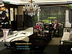 Fashionbusiness Episode 1 Scene 44: Peeing Fetish in Anime Game