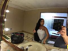 Young Latina Safyra Safi With Giant Ass Gets Naughty Behind Cameras With Vinny Kabuloso.