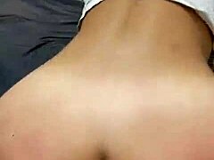 Check out this hot bitch with a big booty in first person view.