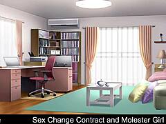 Nsfw game with a sex change contract and an M girl