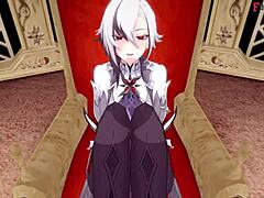 arlecchino blowjob in genshin impact pov fantasy