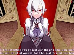 arlecchino blowjob in genshin impact pov fantasy