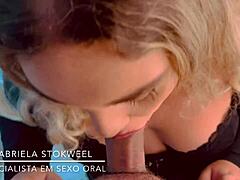 gabriela stokweel gets milk jets on her blonde face, schedule your time with me