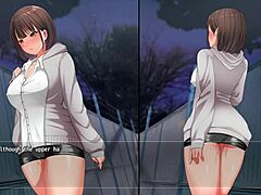 Garota gosta de andar pelada na rua durante a noite e se masturba na porta das pessoas