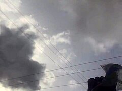 A Crazy Woman Searches a Supermarket for a Lighter to Smoke