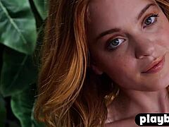 Uhh, hairy redhead celeste rasmussen got naked, showin’ off curvy bod!