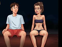 Hey, Summertime Saga 207 got some wild big tits action!