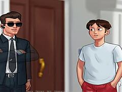 summertimesaga episode e3 features great working tool with milf in 69 at work