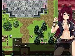 Tina, the swordswoman of the Scarlet Prison, an anime RPG game
