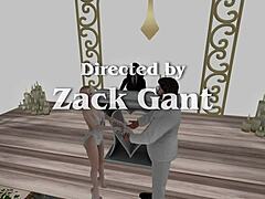 Blonde Bride Enjoys Her Vegas Wedding Ceremony