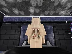 Blonde Succubus Devours Cat Boy Dick With Big Tits